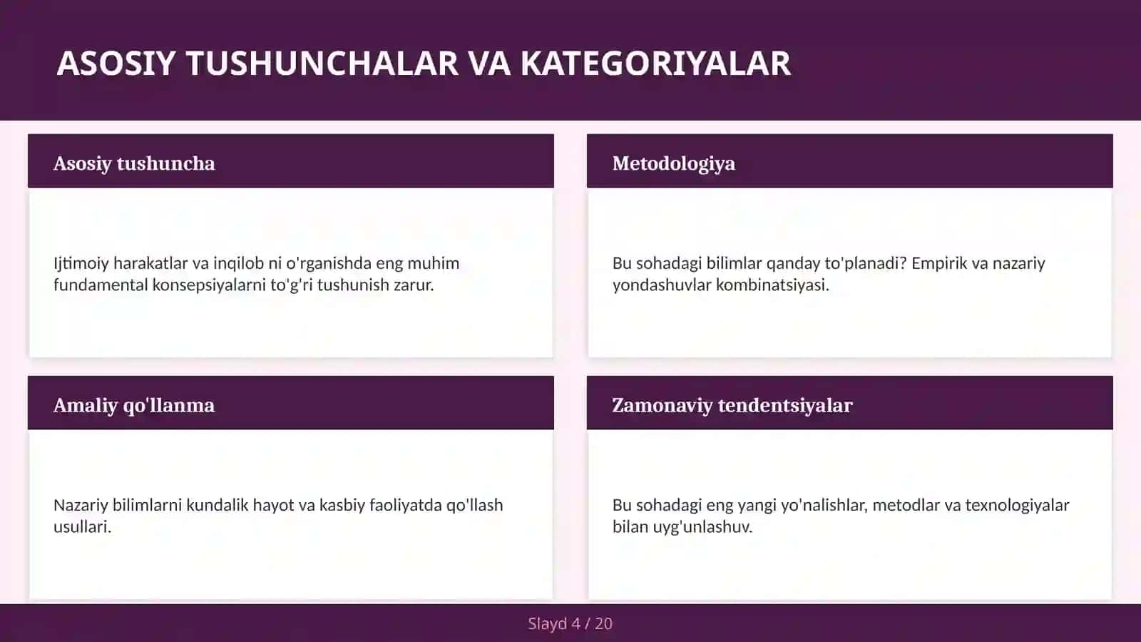 Ijtimoiy harakatlar va inqilob 4