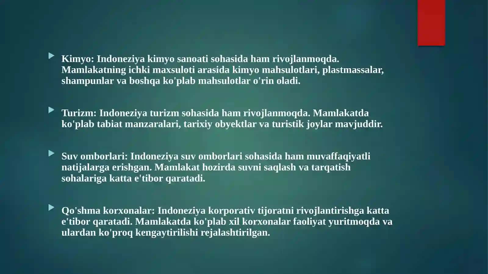 INDONEZIYA DAVLATNING IQSODIYOTI VA BOJXONA SIYOSATI 4