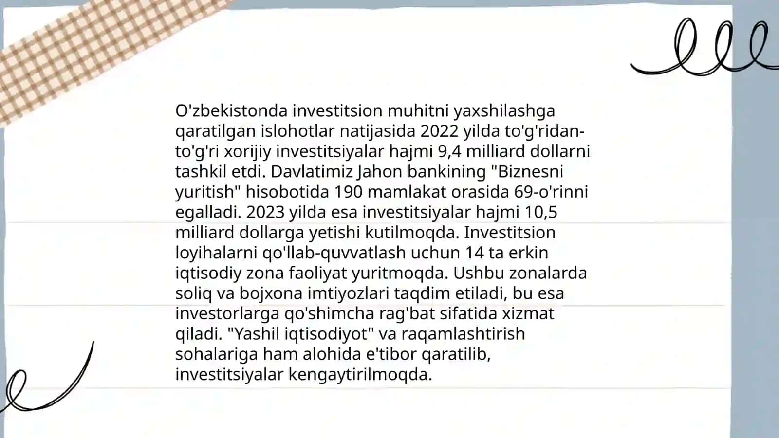 Mamlakatimizda investitsiya faoliyati 4
