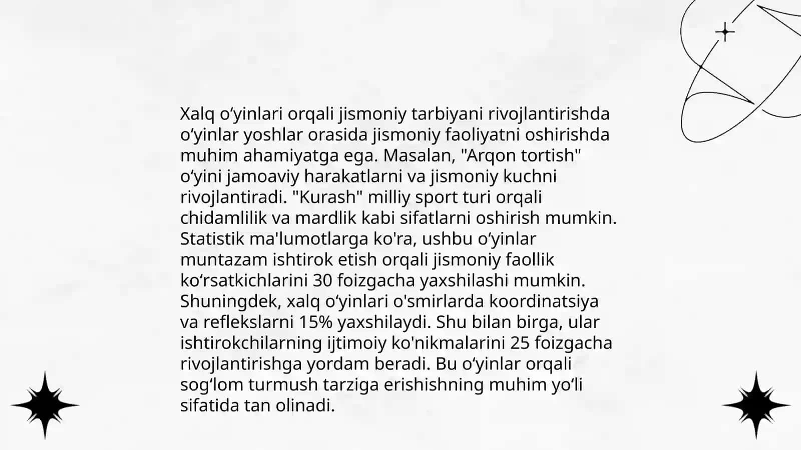 Milliy sport turlari va xalq oʻyinlaridan talim tizimida foydalanish usullari 4