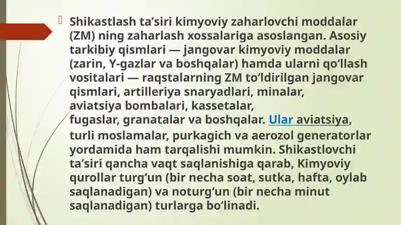 Kimyoviy qurollar 4