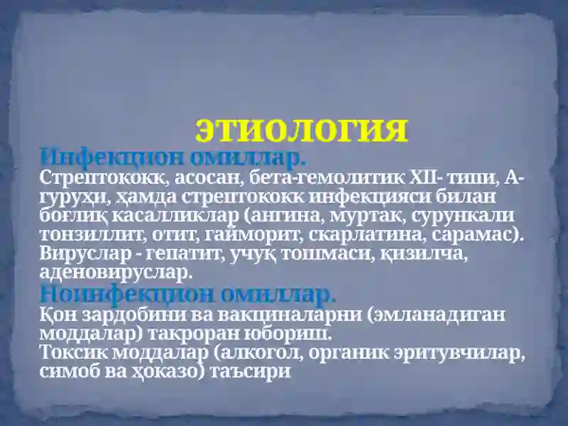 ГЛОМЕРУЛОНЕФРИТВАПИЕЛИОНЕФРИТ 4