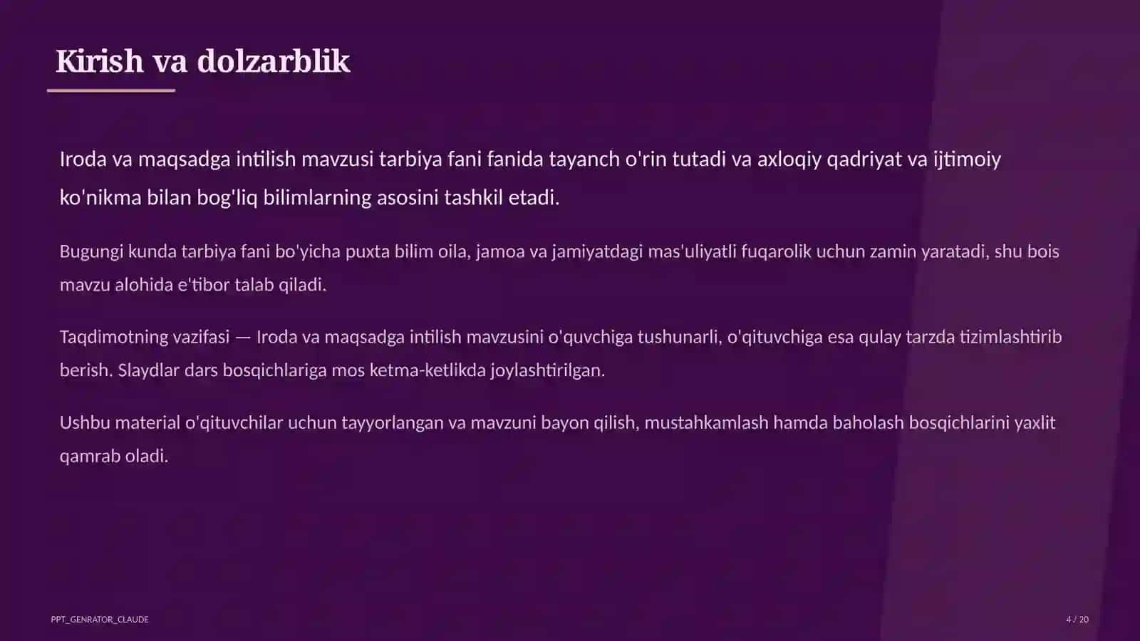 Iroda va maqsadga intilish (9-sinf) 3