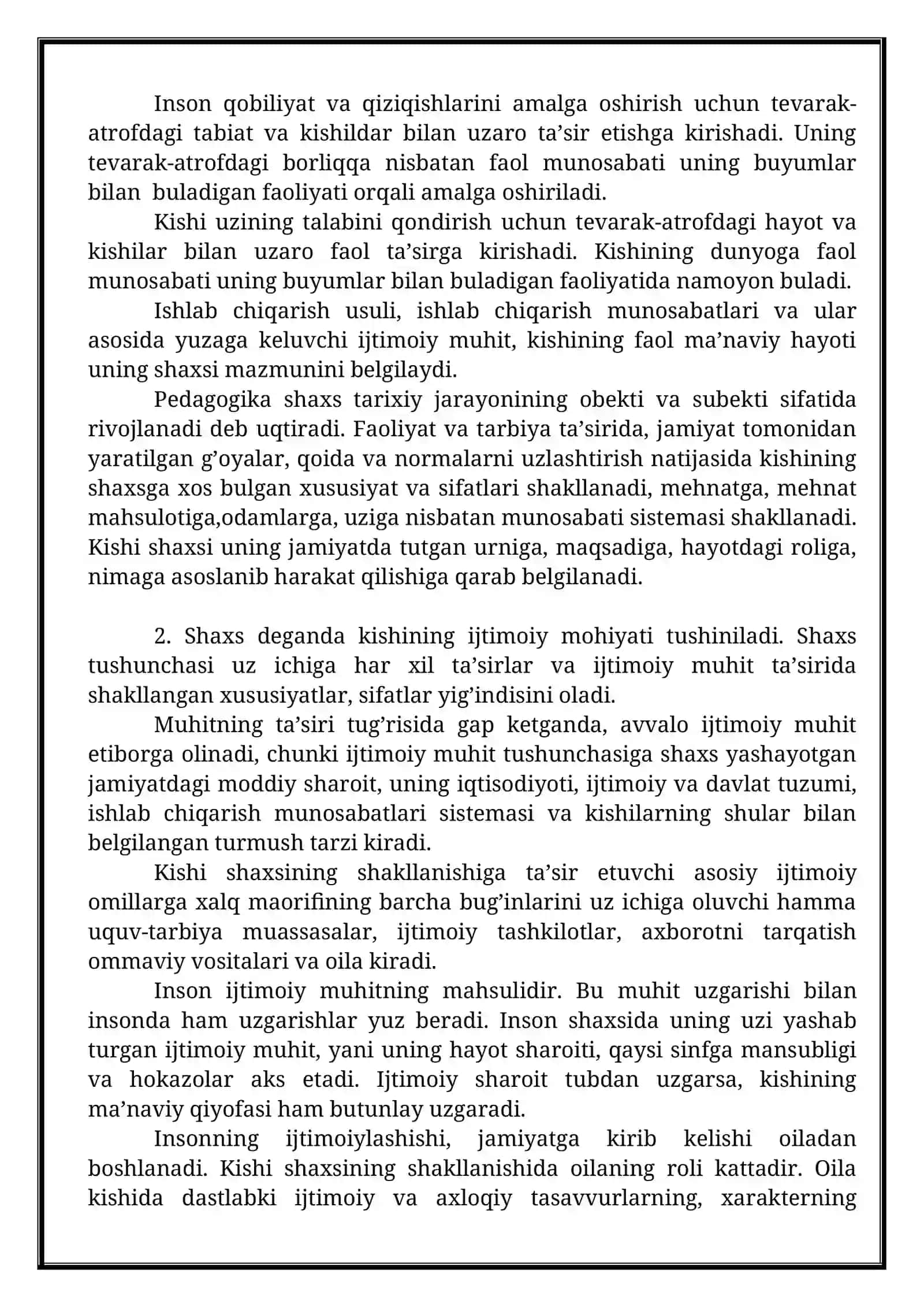 Tarbiya ijtimoiy tarixiy jarayon sifatida 4