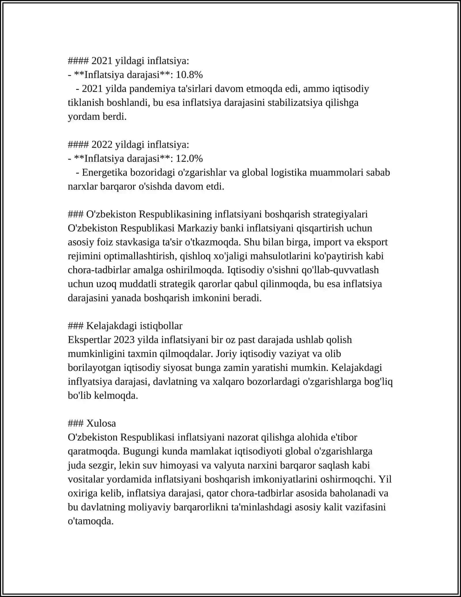 IQTISODIY SIYOSATNI OLIB BORISHNI MURAKKABLASHTIRUVCHI OMILLAR 4