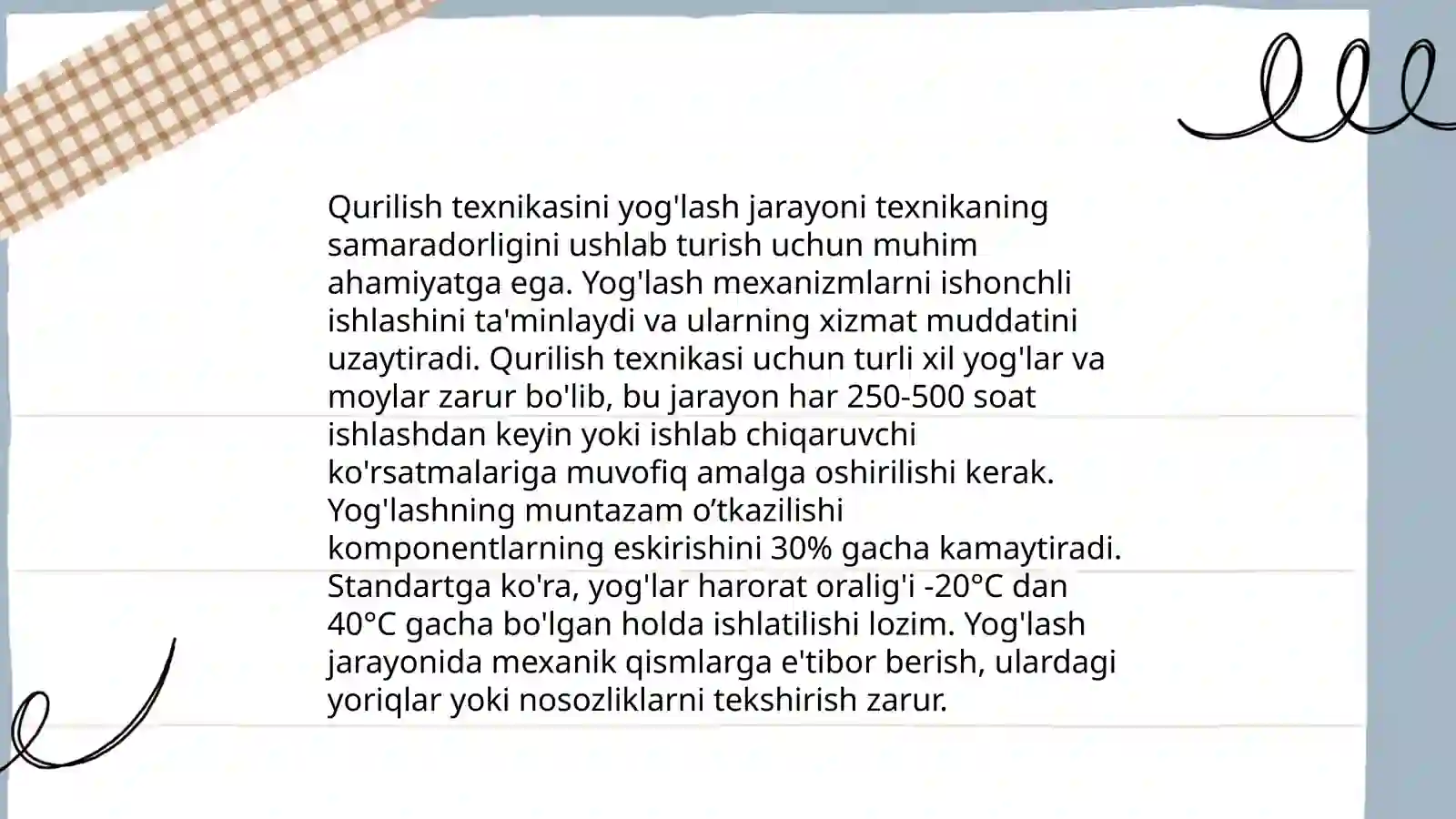 Og'ir sanoatda yog'lash 4