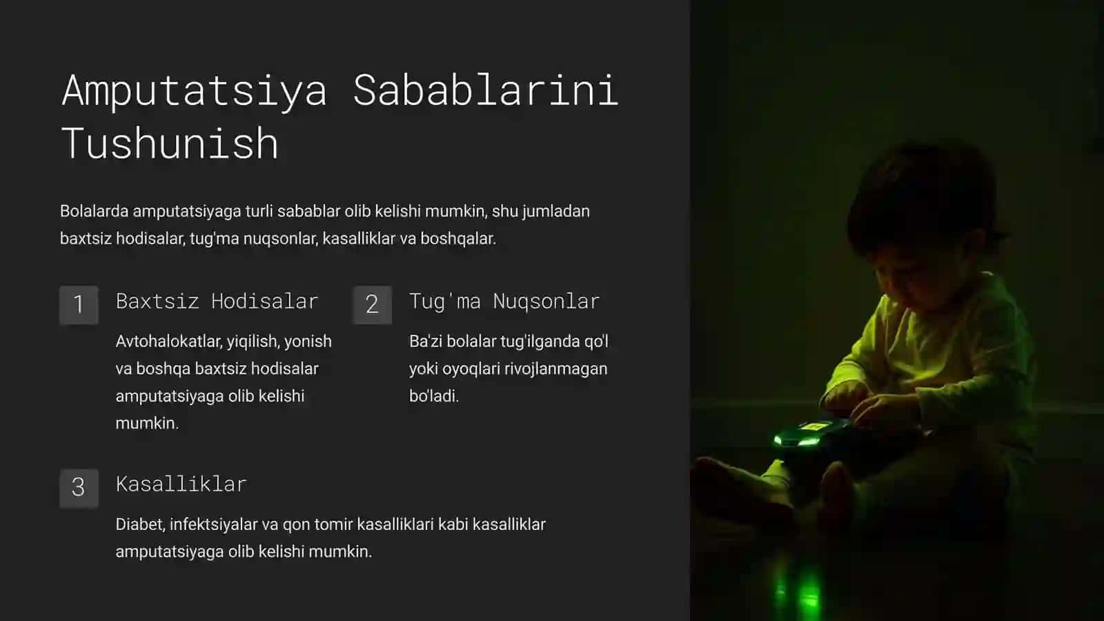 Bolalarda Amputatsiya Xususiyatlari 4