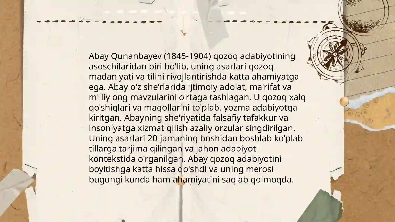 "Abay" romani haqida 4
