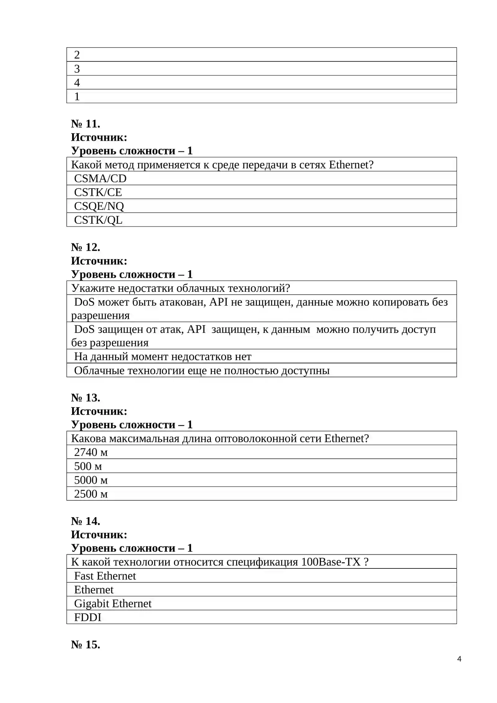 Компьютерные сети 4