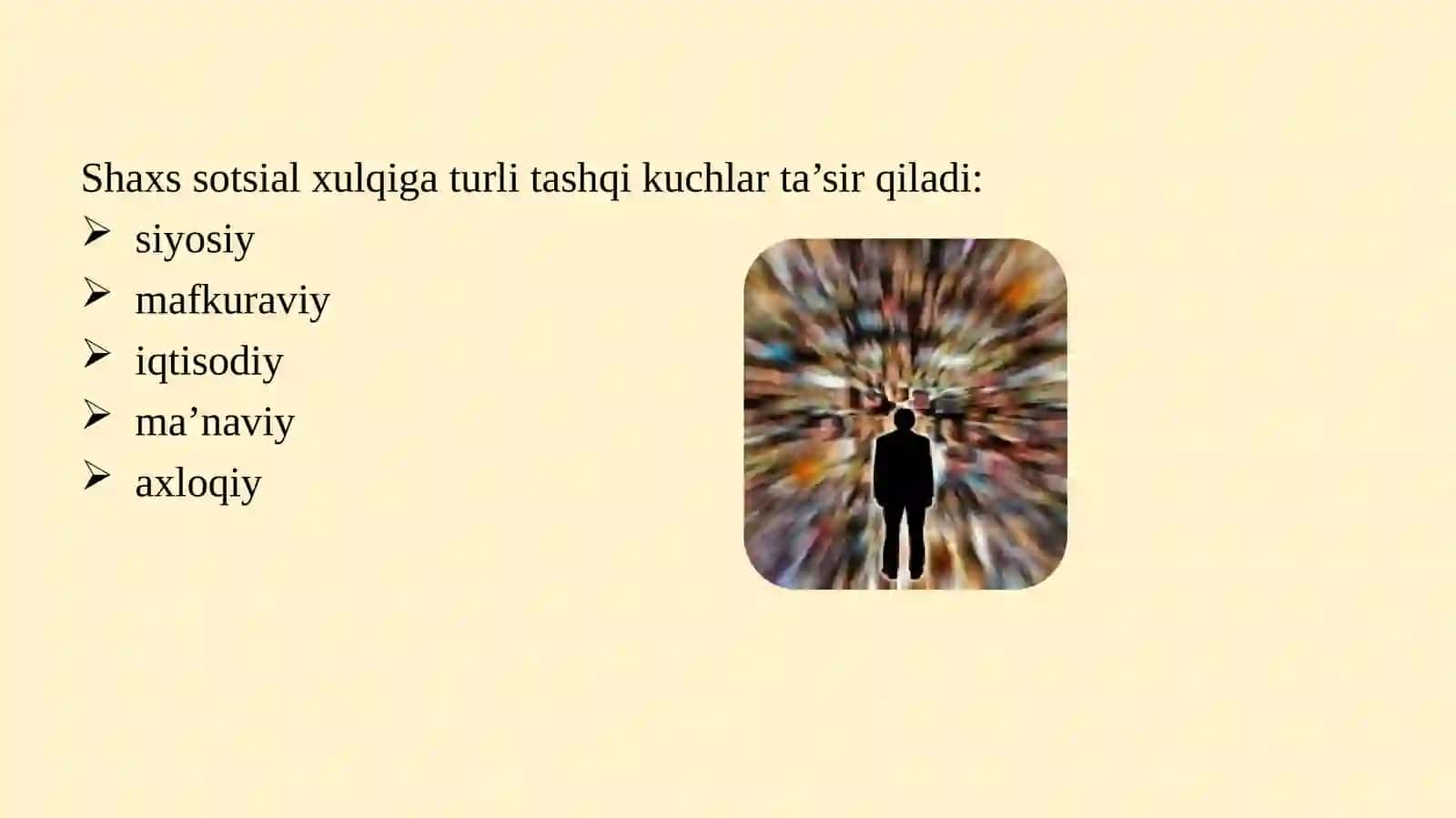 Sotsial psixologiyada shaxs muammosi 4
