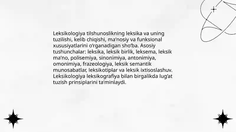 Tilning lug'at tarkibi 4