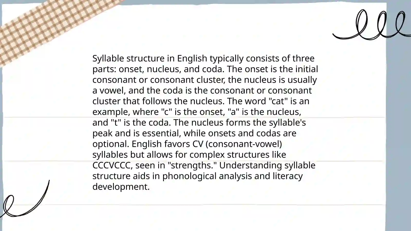 Phonology 4