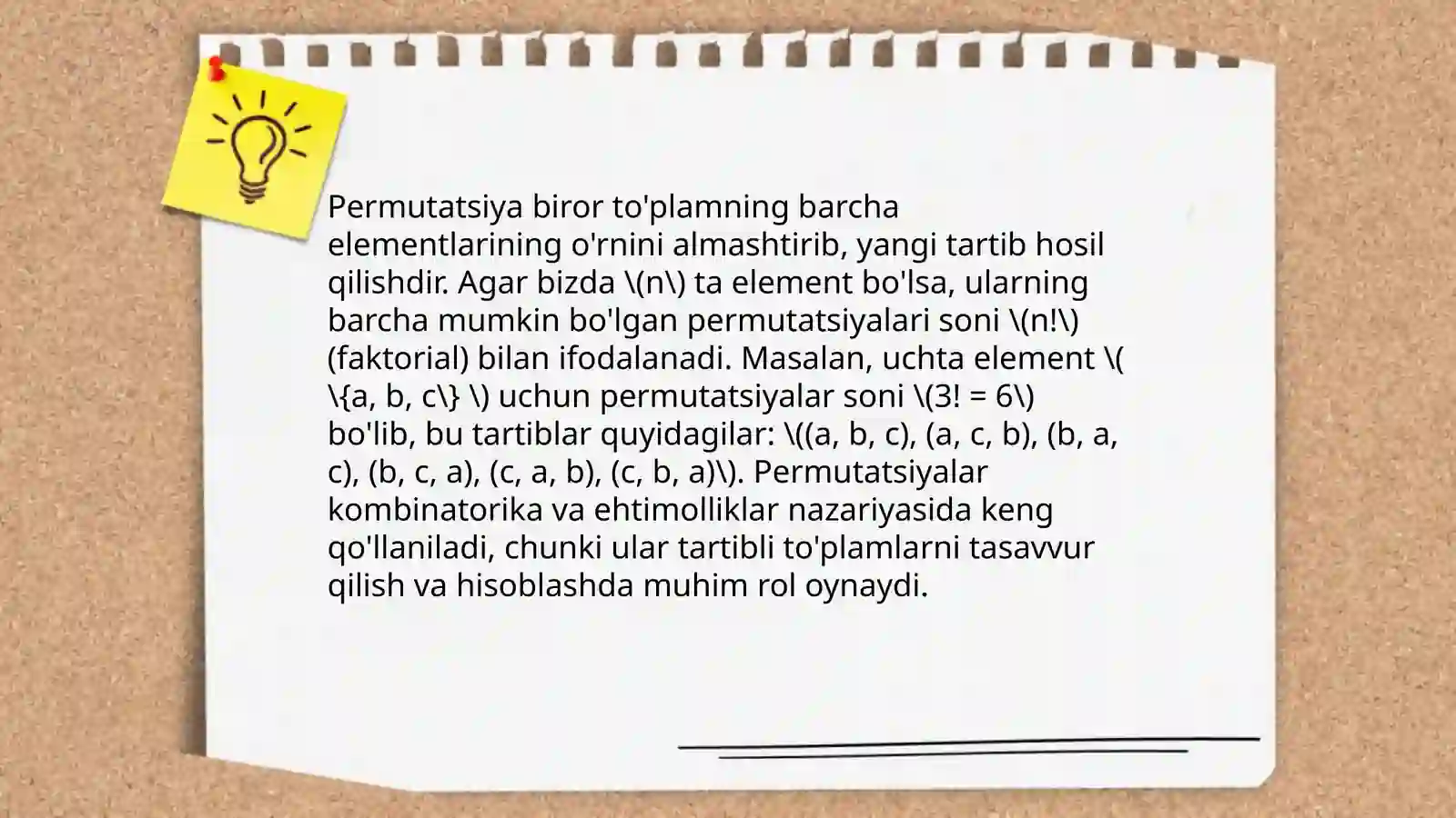 Kombinatorika asoslari 4