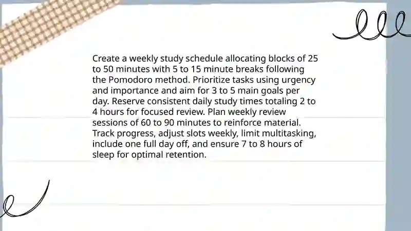 Effective study habits 4