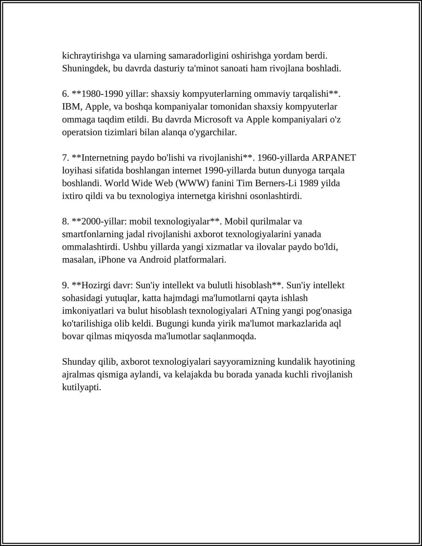DOLZARB MAVZUDA ELEKTRON BIBLIOGRAFIK QO'LLANMA TUZISH 4