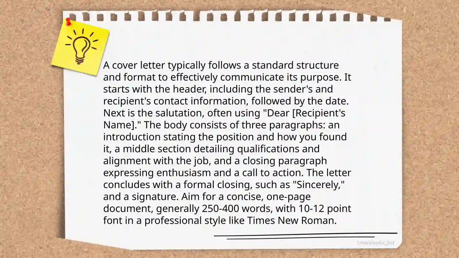 Cover letter 4