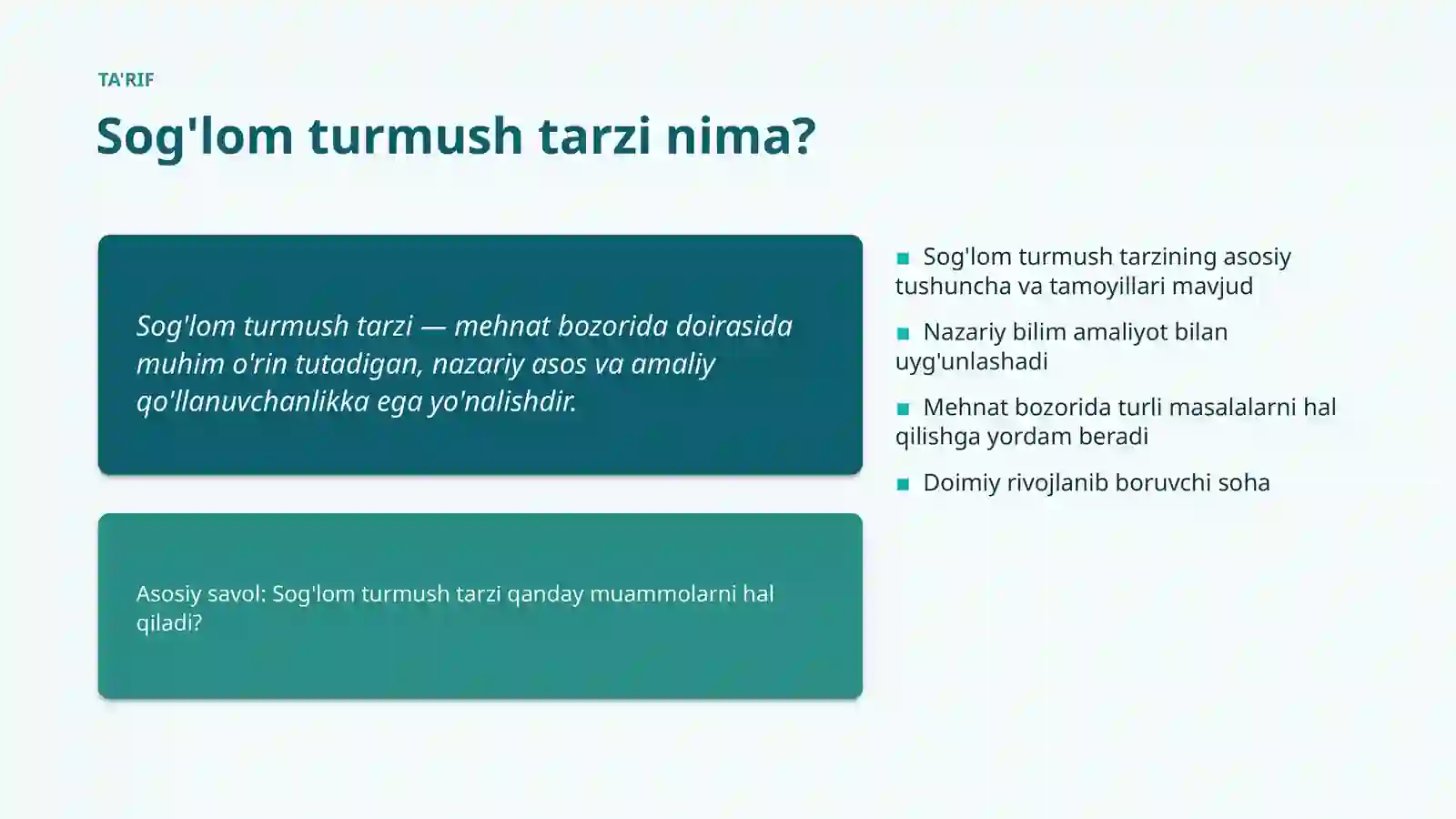 Sog'lom turmush tarzi 4