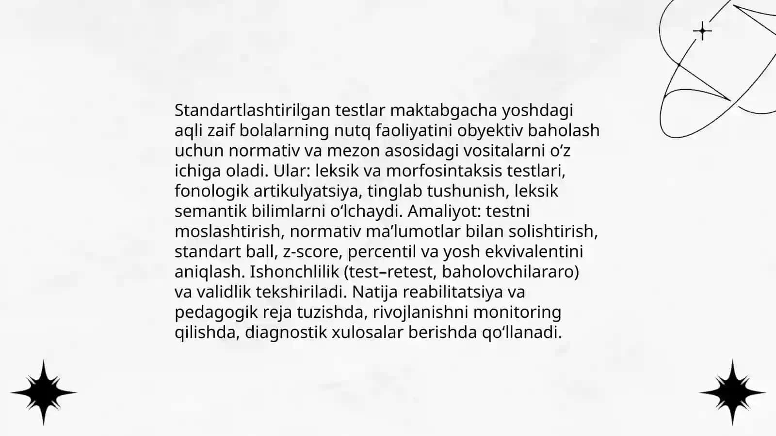 Maktabgacha yoshdagi aqli zaif bolaning nutq tafakkur shaxs xususiyatlarini oʻrganish usulubyatlari 4