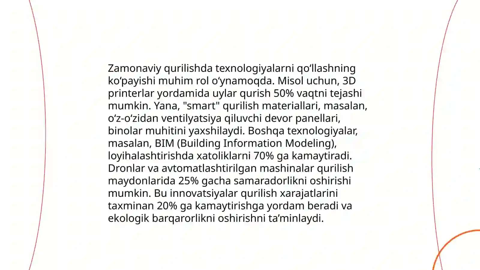 Oʻzbekistonda qurilish sohasidagi asosiy muammolar va tendensiyalar 4