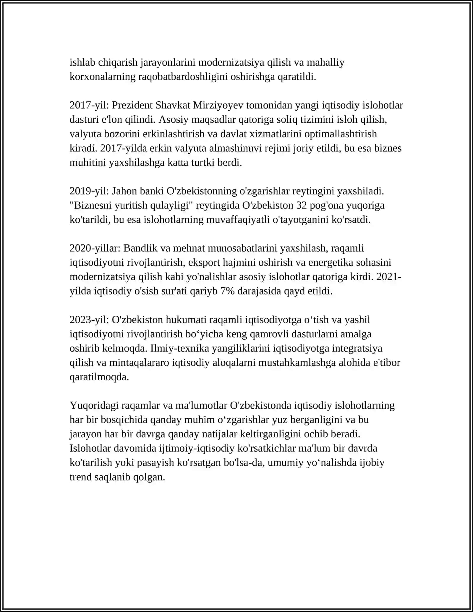 IQTISODIY ISLOHOTLAR, XUSUSIY MULKCHILIKNING SHAKLLANISHI 4