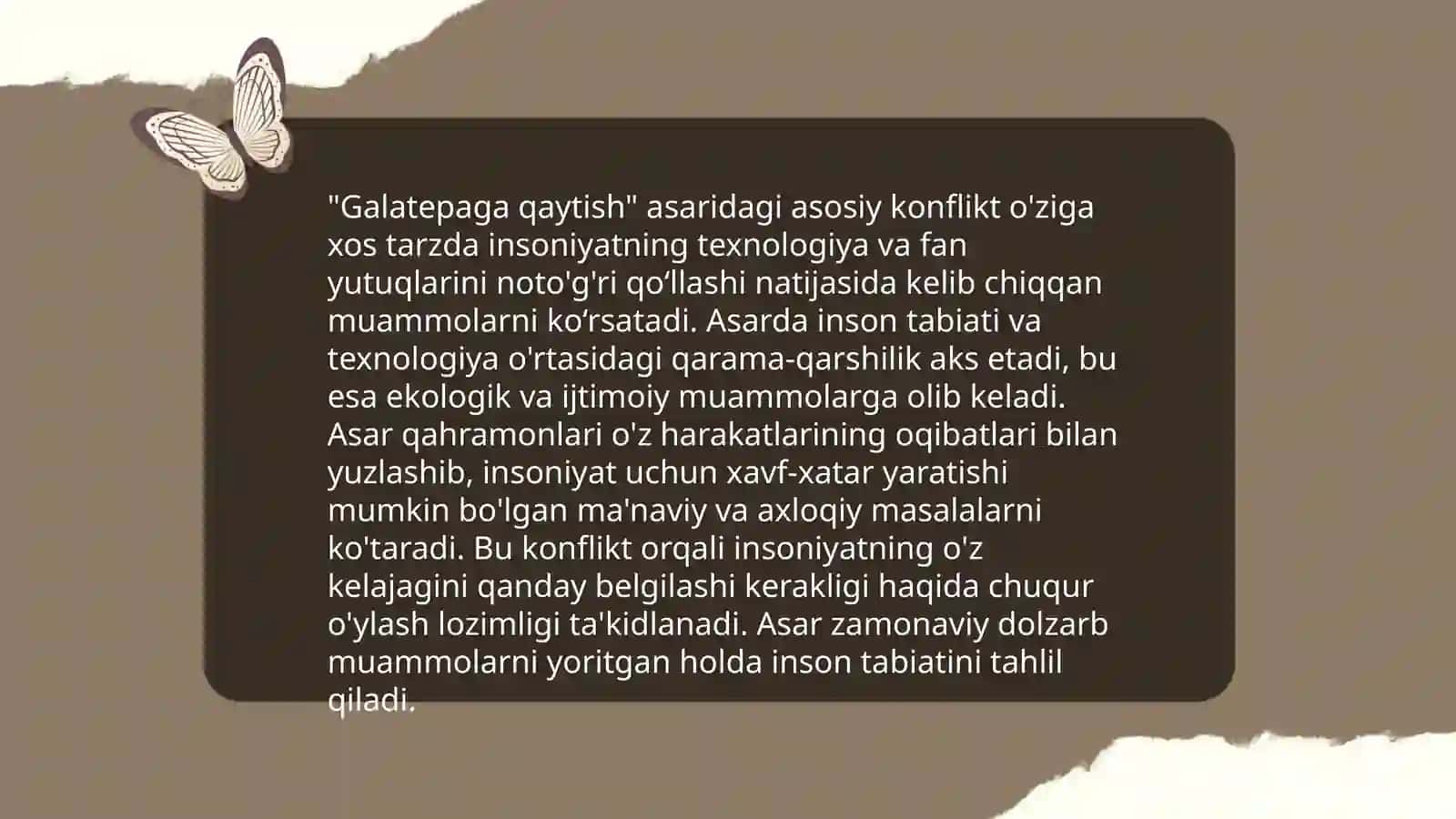 Murod Muhammad Dòstning "Galatepaga qaytish"asari tahlili 4