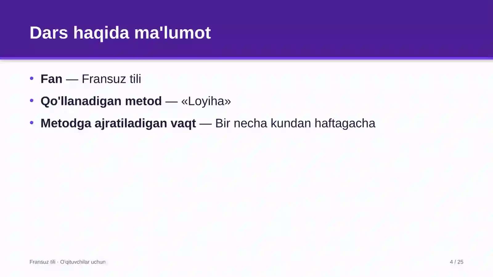 fransuz tili darslarida loyiha metodidan foydalanish 9626 4