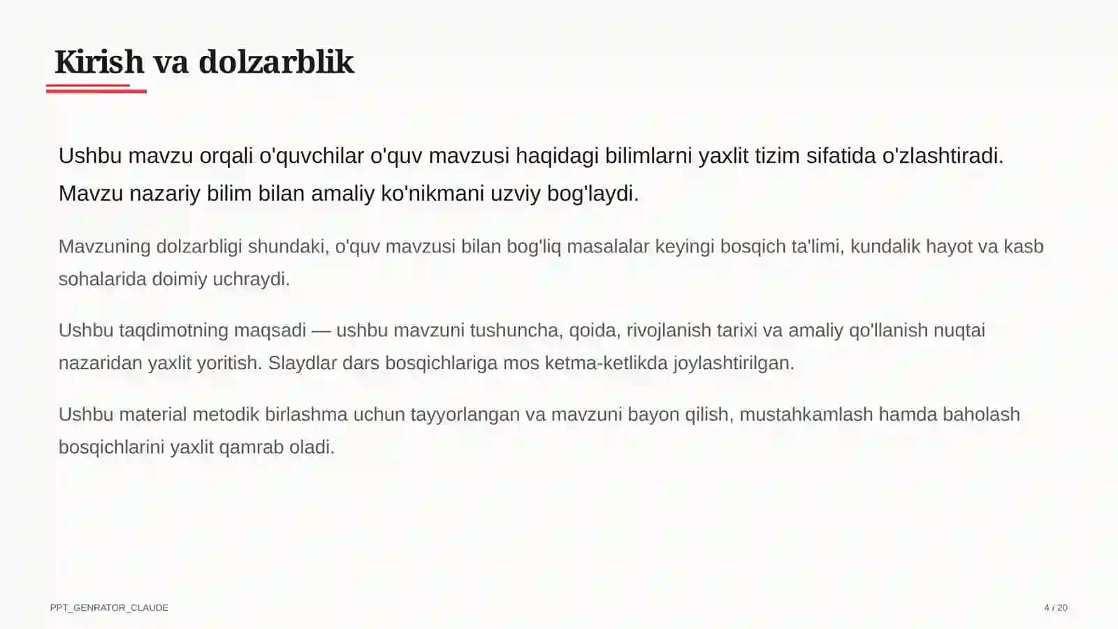 Yangi o'quv rejasi 2026-2027: fanlar bo'yicha soatlar o'zgarishi va o'qituvchi uchun amaliy xulosalar 4
