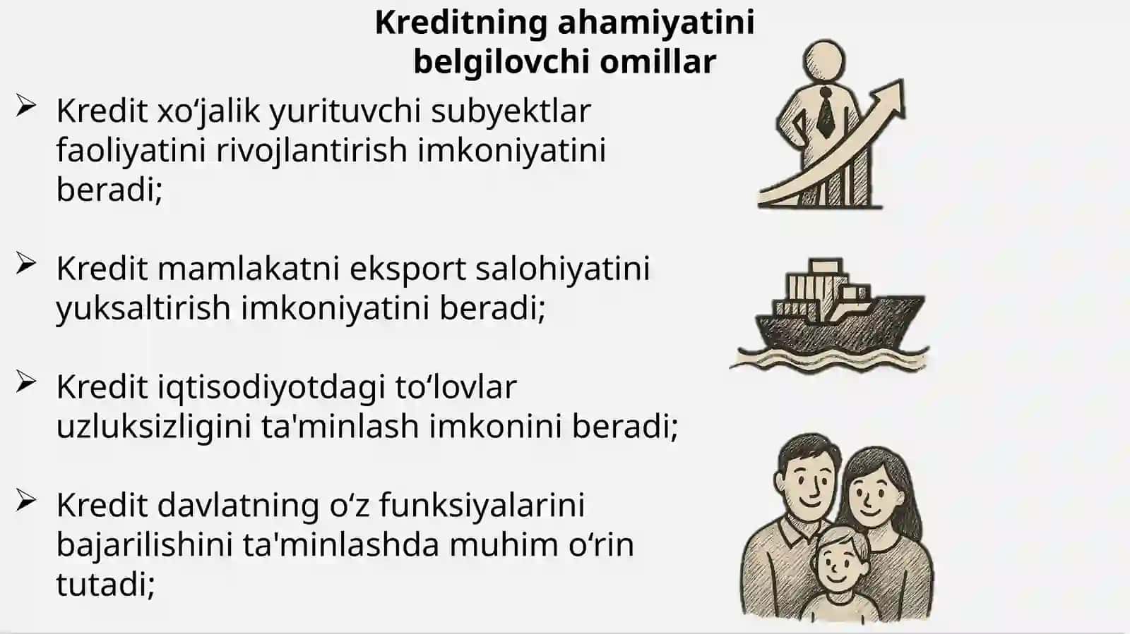 Kreditning zarurligi, mohiyati va ahamiyati 4