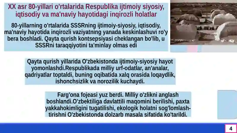 O'zbekistonning yangi tarixi 4