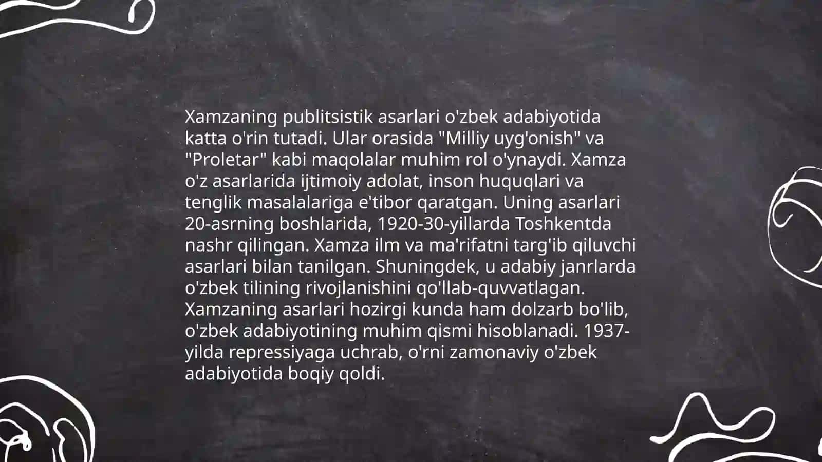 Xamza Hakimzoda Niyoziy va Oʻzbek adabiyoti 4