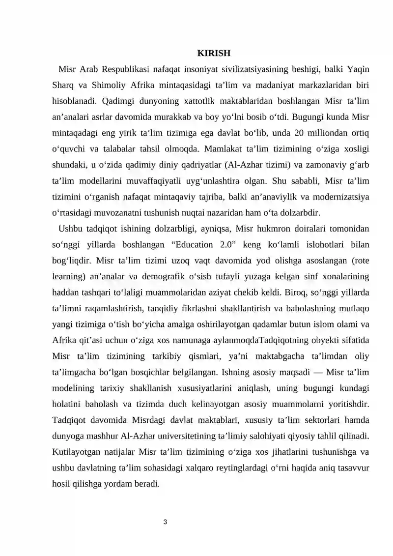 Misr ta'lim tizimi 4