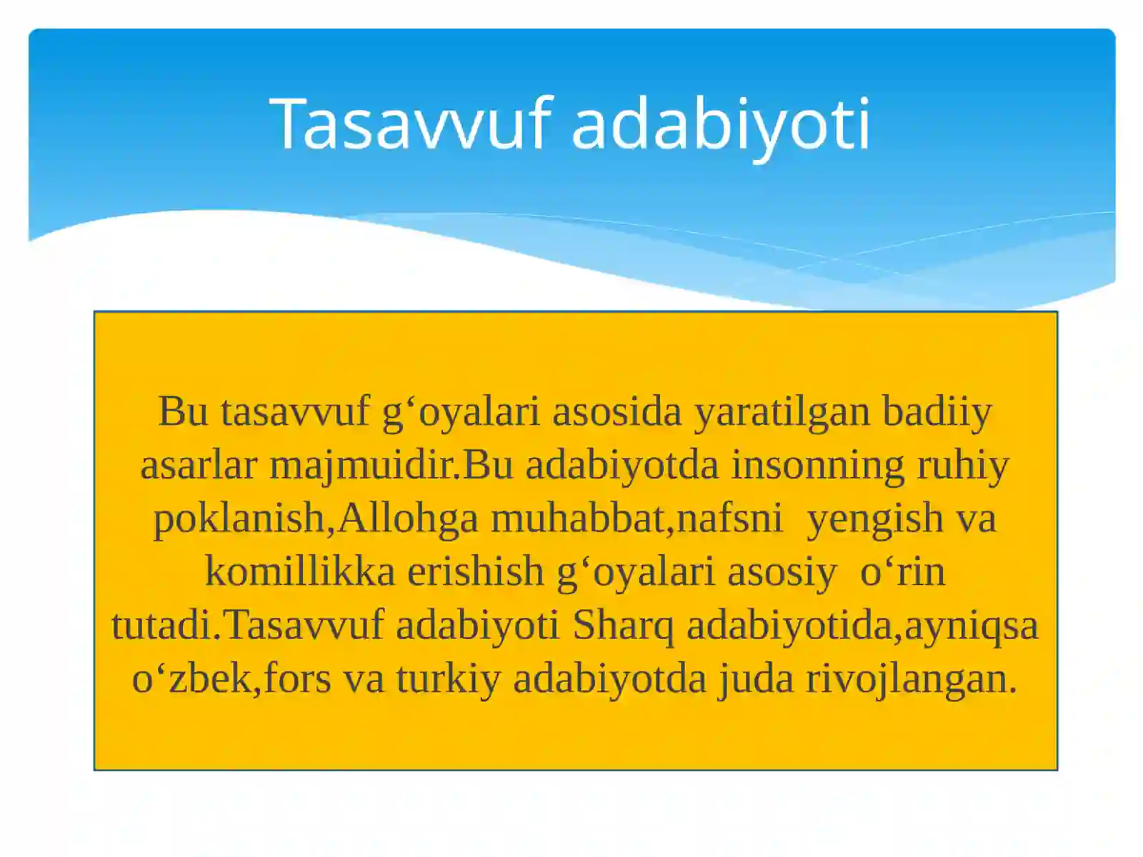 Tasavvuf 4