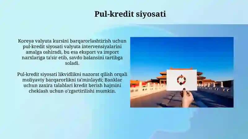 Janubiy Koreya iqtisodiy siyosati 4