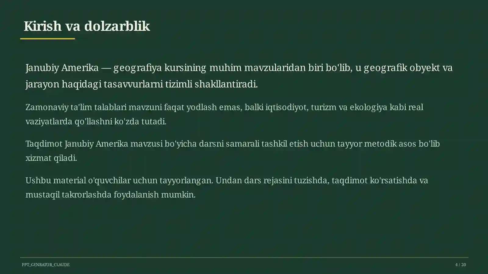 Janubiy Amerika (7-sinf) 4