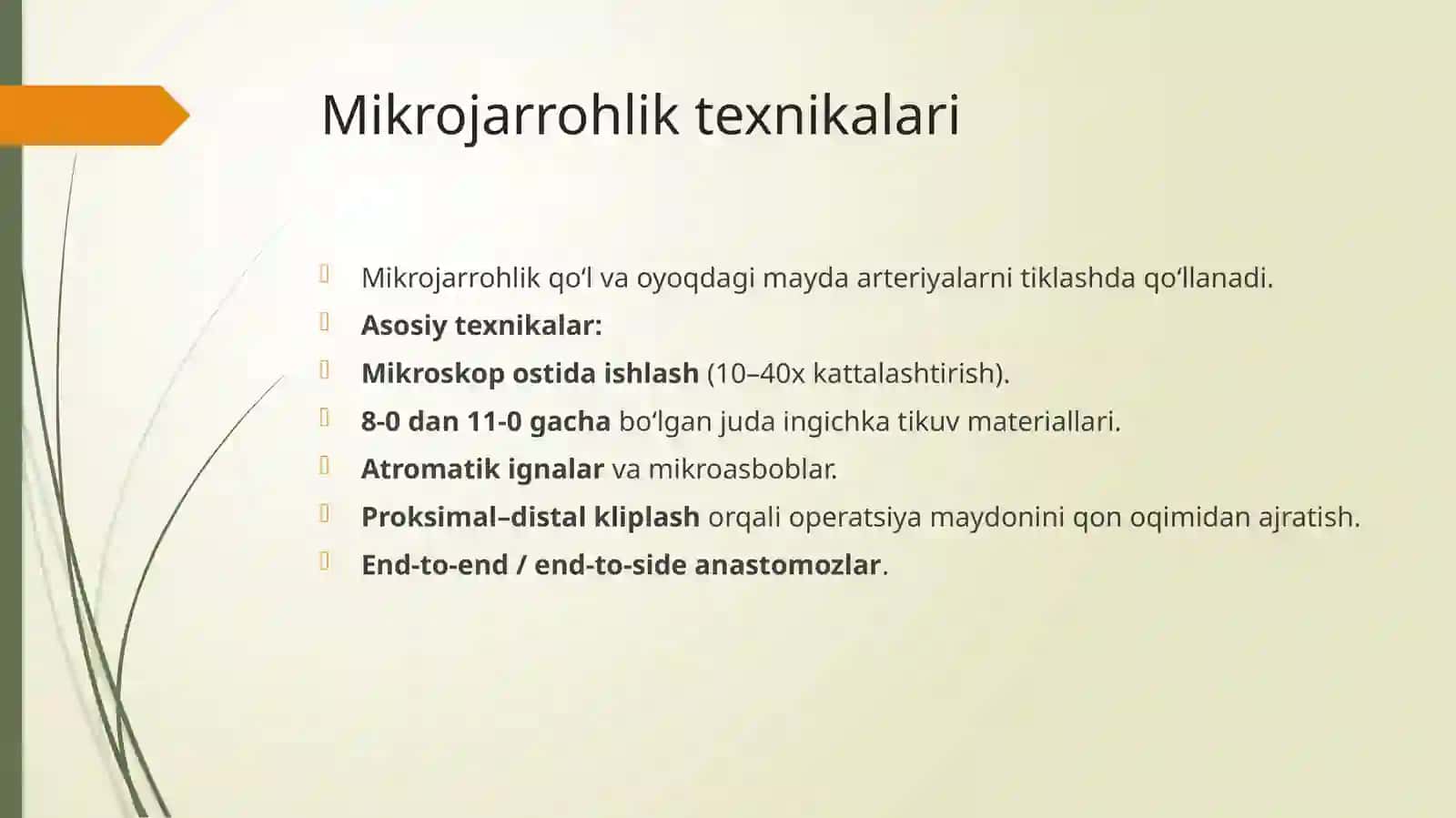 Qo'l va oyoq qon tomirlarida bajariladigan zamonaviy rekonstruktiv operatsiyalar 4