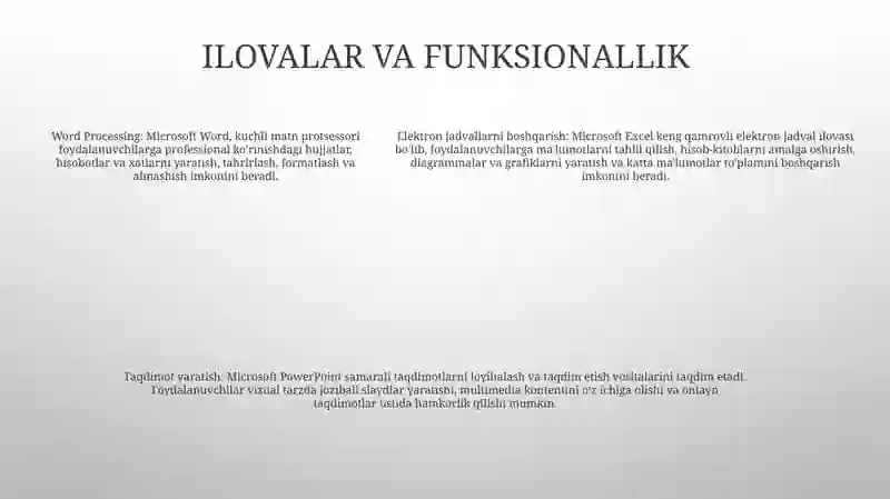 Microsoft Office Dasturlari 4