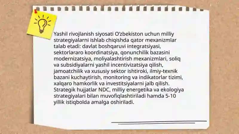 O'zbekistonda Yashil iqtisodiyotni shakllantirish tamoyillari va rivojlantirish mexanizmlari 4
