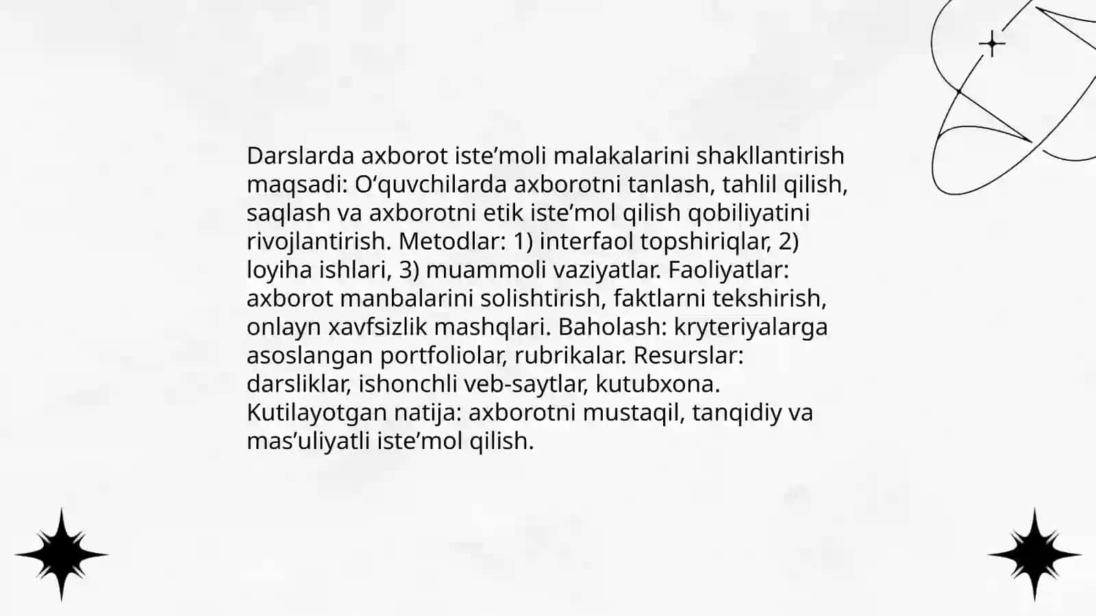 Oʻquvchilarda axborot isteʼmol madaniyati 4