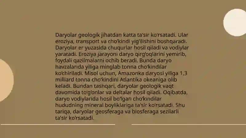Daryolarning tentirab oqishi 4