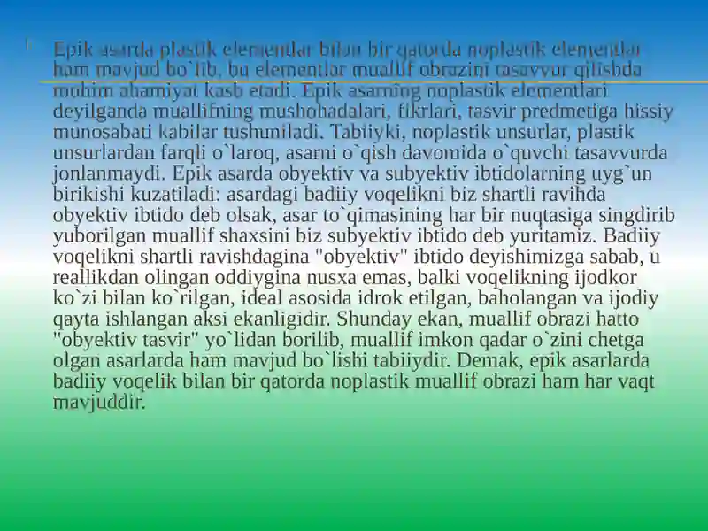 Epik asarda badiiy vaqt xususiyatlari 4