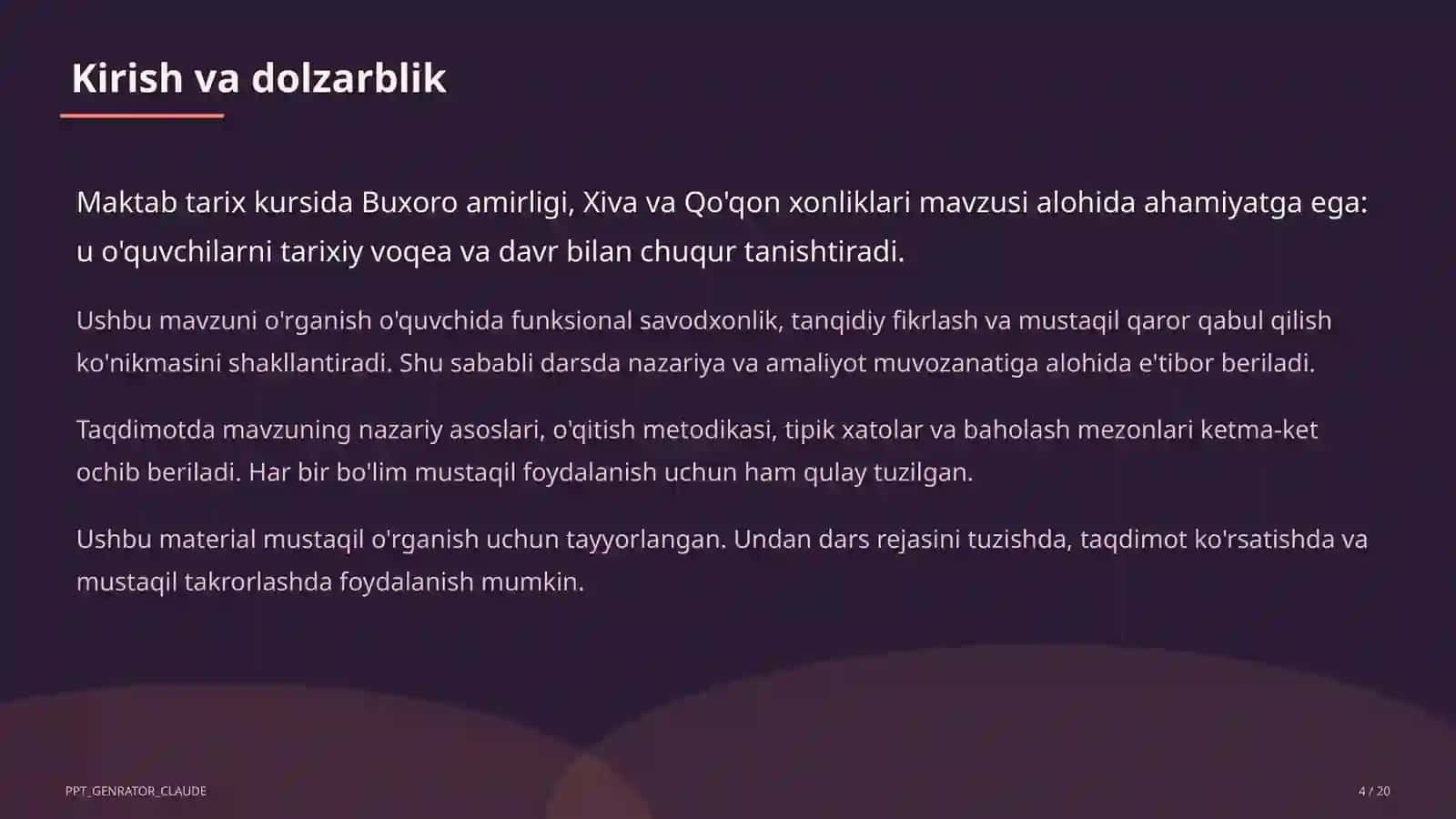 Buxoro amirligi, Xiva va Qo'qon xonliklari (8-sinf) 4
