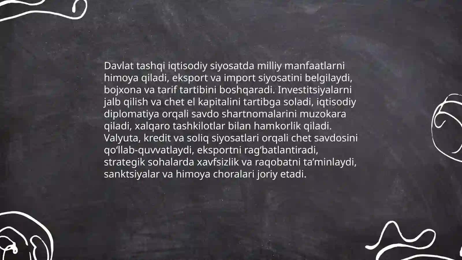 Tashqi siyosiy iqtisod nazariyalari va asosiy tamoyillari 4