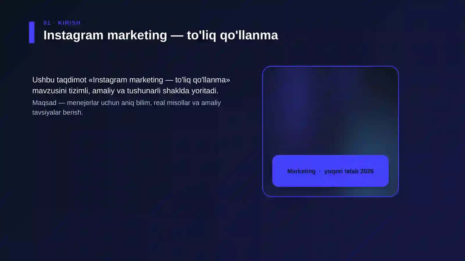 Instagram marketing — to'liq qo'llanma 4