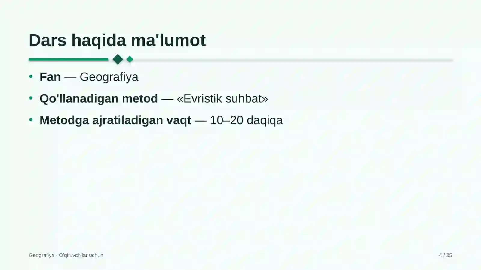 geografiya darslarida evristik suhbat metodidan foydalanish 3769 4