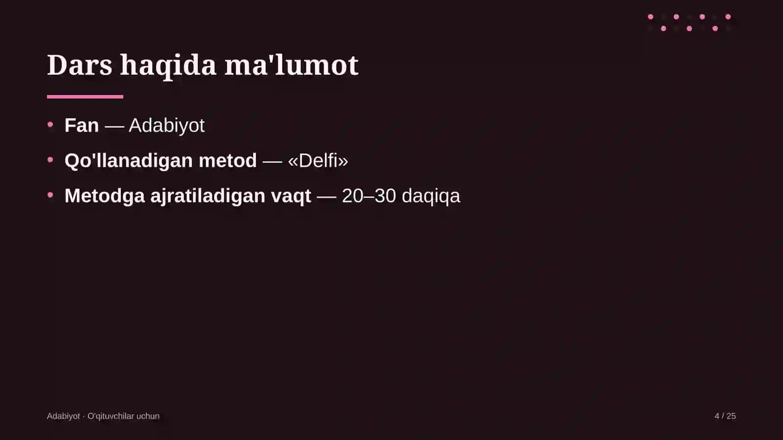 adabiyot darslarida delfi metodidan foydalanish 9273 4