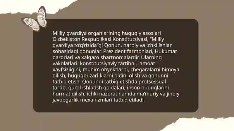 Milliy gvardiya organlarida huquqni muhofaza qilish faoliyatini tashkil etish 4