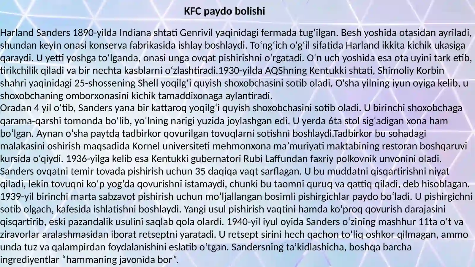 KFC Kentucky Fried Chicken 4