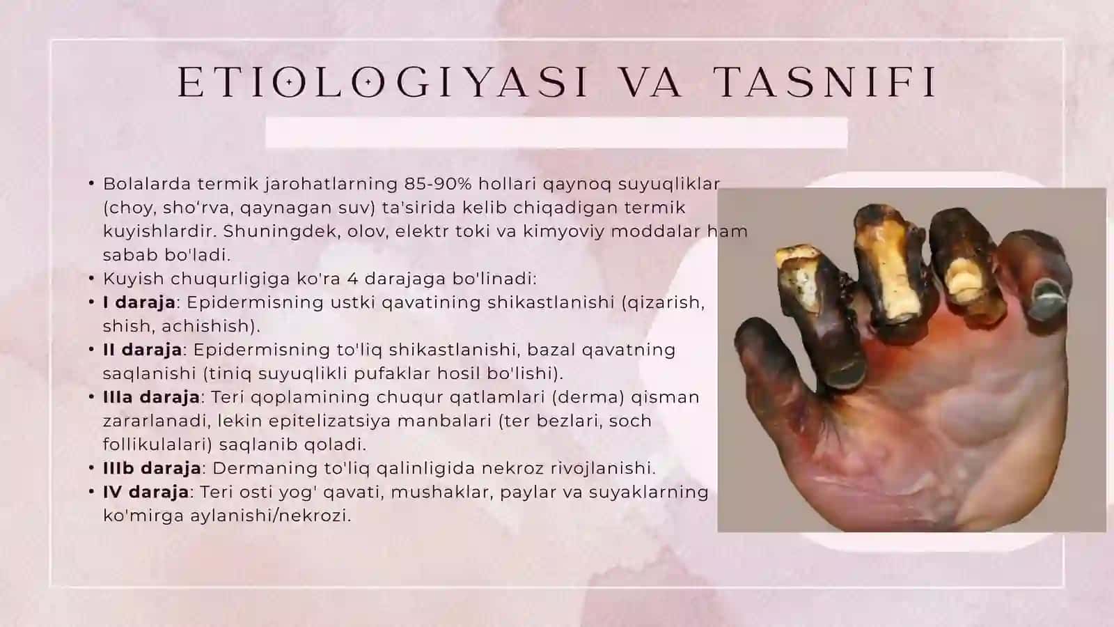 Termik Jarohatlar va Toksikologiya 4
