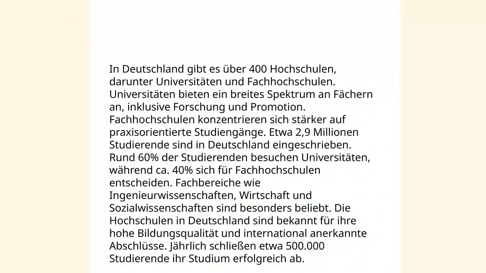 Das Studium und die Erholung 4