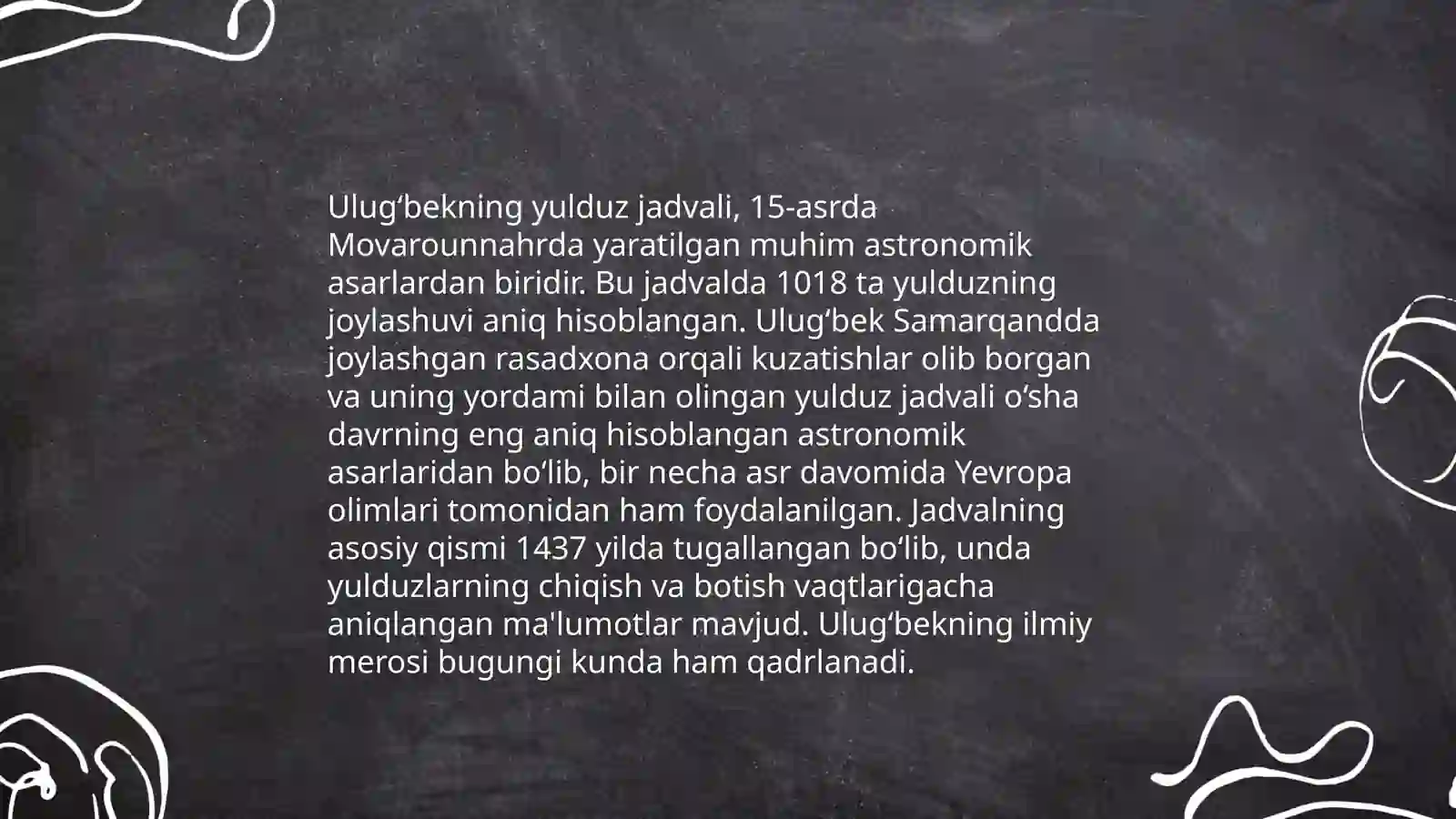 Ulugʻbekning hayoti 4